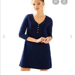 Lilly Pulitzer Amberly dress in true navy